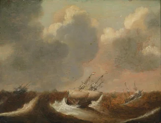 Ships in a Sea Storm